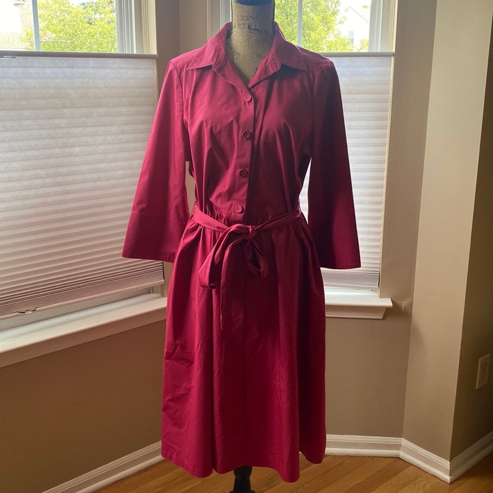 Women’s Lands’ End Button Down Dress